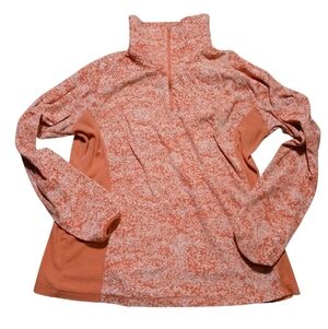Columbia Women's Size XL Coral Patterned Fleece Pullover